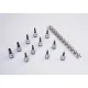 KPL.NASADEK TORX Z OTWOREM 3/8'' 11CZĘŚCI T8-T50 SZYNA