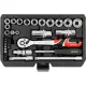 ZESTAW NARZĘDZIOWY 1/4', 3/8' 34 CZĘŚCI